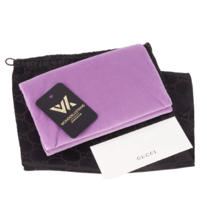 GUCCI Hollywood Fever Luxus Designer Clutch Pochette Brillenetui Samt + Satin
