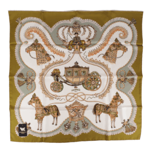 HERMÈS "Paperoles" Luxus Designer Seidencarré Tuch Stola 90 cm OP: 495 €