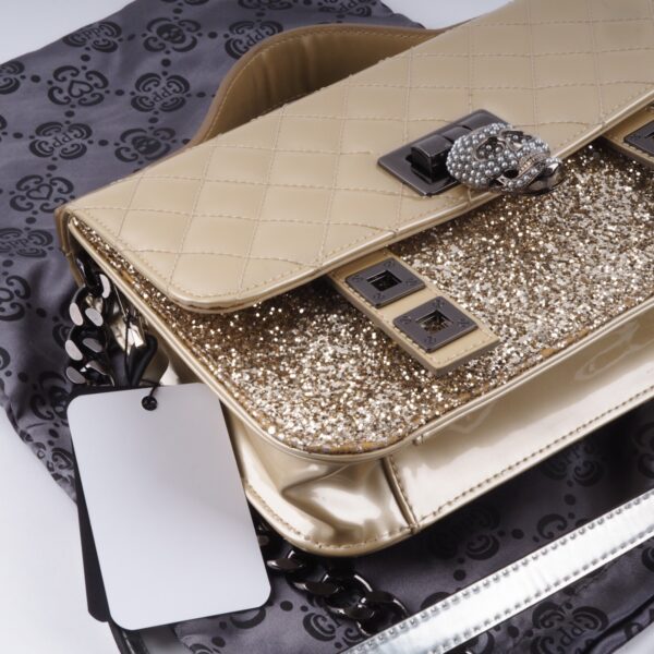 Gold Glitter Skull – Bild 7