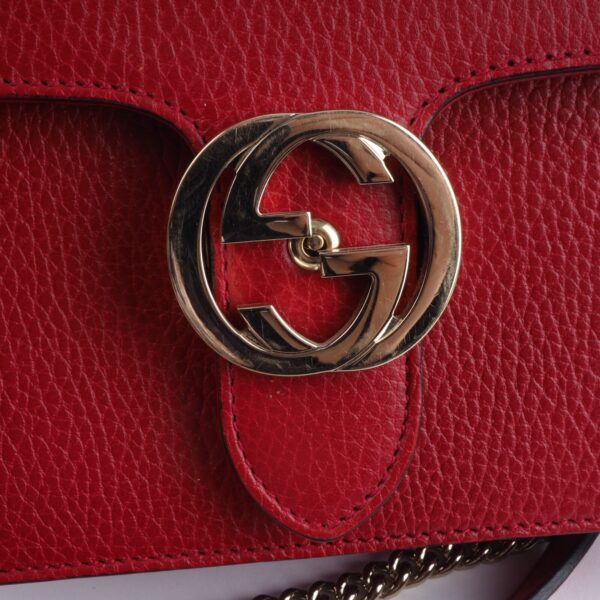 GUCCI 510304 GG Interlocking Mini Chain Luxus Designer Schultertasche OP: 1950 € – Bild 13