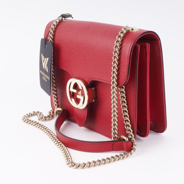 GUCCI 510304 GG Interlocking Mini Chain Luxus Designer Schultertasche OP: 1950 € – Bild 5