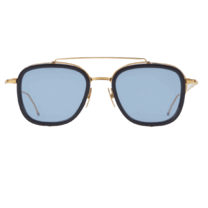 THOM BROWNE TB-808-C-NVY-GLD 51 51_21 18K Vergoldet Luxus Sonnenbrille OP: 980€