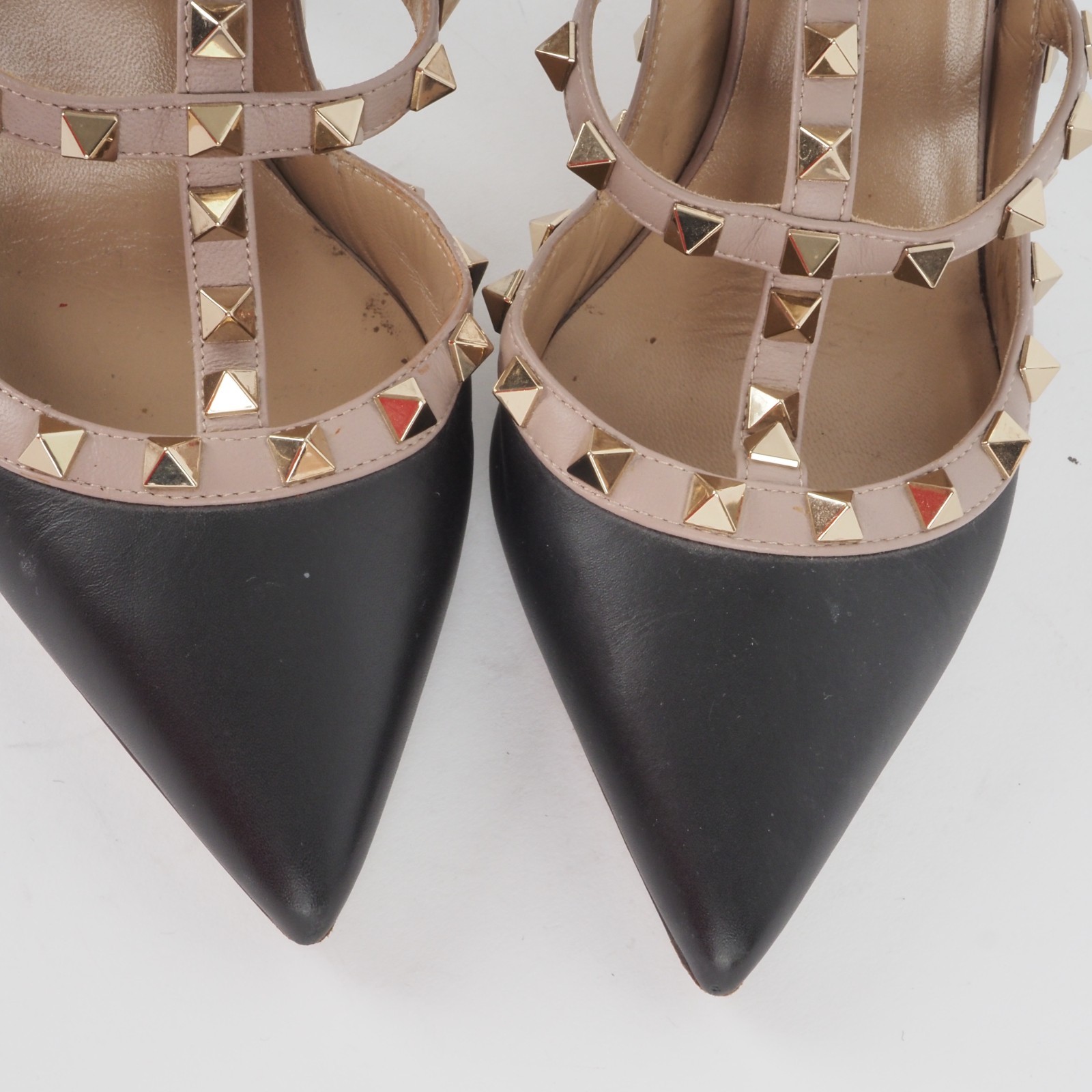 VALENTINO GARAVANI Rockstud Pointed Toe Slingback Heels Luxury Size 38.5 OP: 1130€ 5 VALENTINO GARAVANI Rockstud Pointed Toe Slingback Heels Luxus Gr. 38,5 OP: 1130€ - Image 5