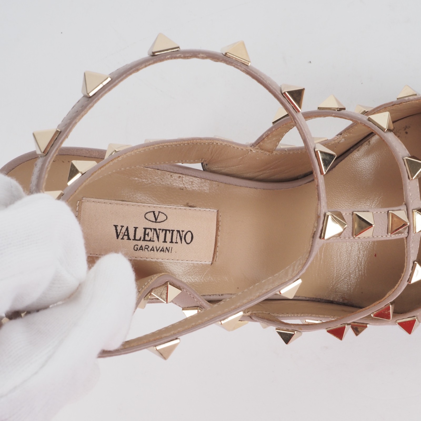 VALENTINO GARAVANI Rockstud Pointed Toe Slingback Heels Luxury Size 38.5 OP: 1130€ 6 VALENTINO GARAVANI Rockstud Pointed Toe Slingback Heels Luxus Gr. 38,5 OP: 1130€ - Image 6