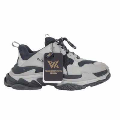 BALENCIAGA Triple S Gray / Black Luxus Designer Herren Sneaker Gr. 43 OP: 895 €