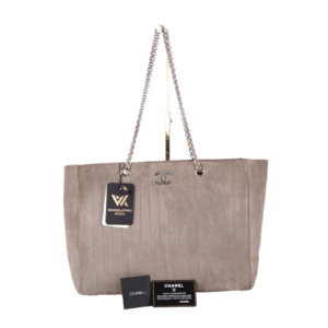 CHANEL Grand Shopping Tote Suede Luxus Designer Shopper Wildleder OP: 3600 €