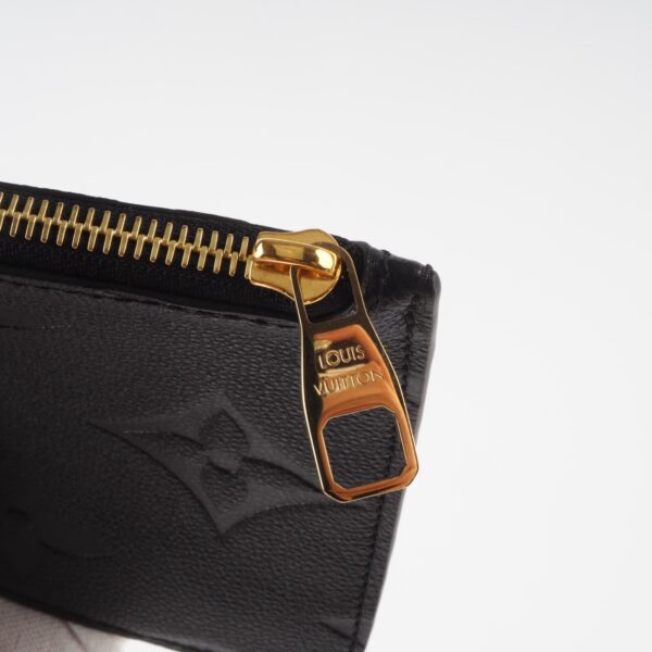 LOUIS VUITTON M45685 Neverfull Pochette Monogram Empreinte Black 2024 Neu - Image 8