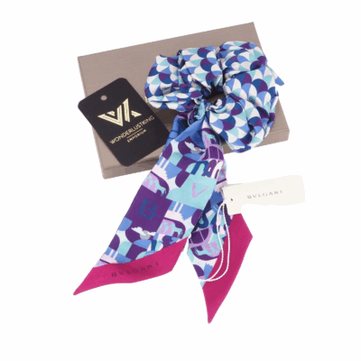 Shelleys Vivid Amethyst Carré Seidentwill
