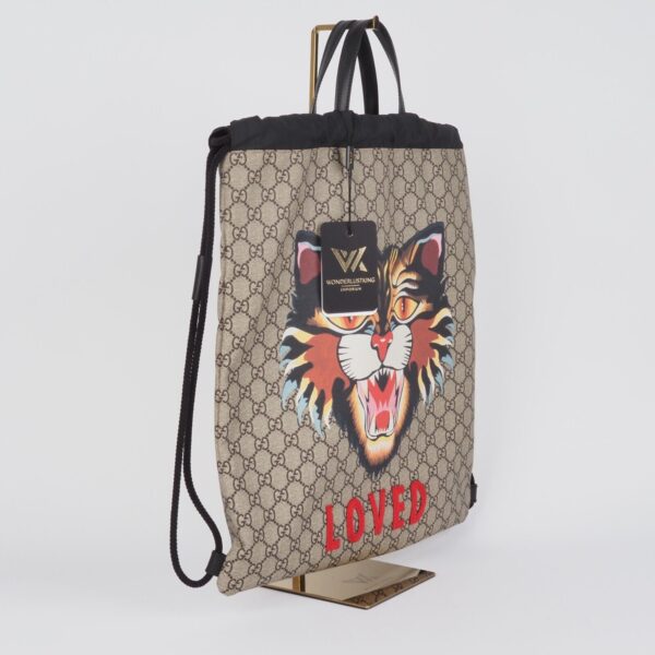 Angry Cat Supreme Rucksack mit Kordelzug - Image 3