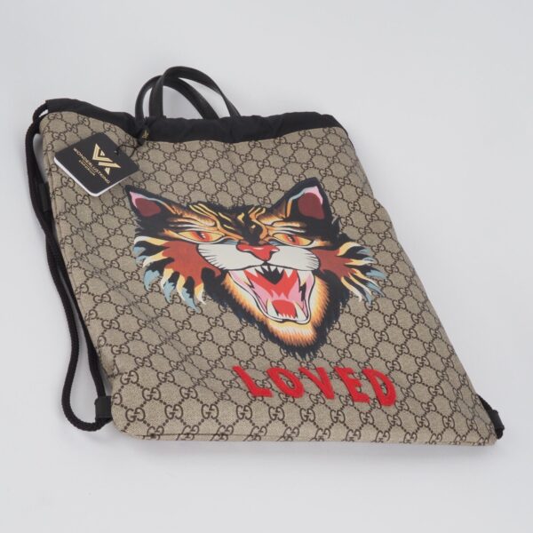 Angry Cat Supreme Rucksack mit Kordelzug - Image 6