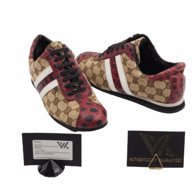 GG Guccissima Bordeaux Croc