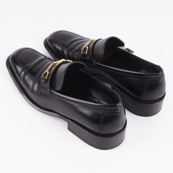 GUCCI Jordaan Luxus Designer Leder Herrenloafer Horsebit Gr. 42,5 OP: 790 € – Bild 4