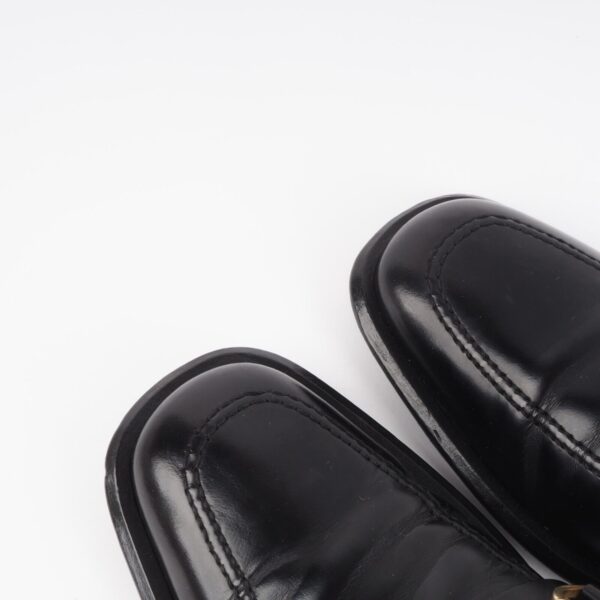 GUCCI Jordaan Luxus Designer Leder Herrenloafer Horsebit Gr. 42,5 OP: 790 € – Bild 6