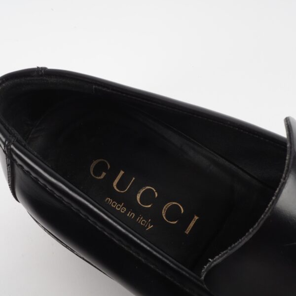 GUCCI Jordaan Luxus Designer Leder Herrenloafer Horsebit Gr. 42,5 OP: 790 € – Bild 8