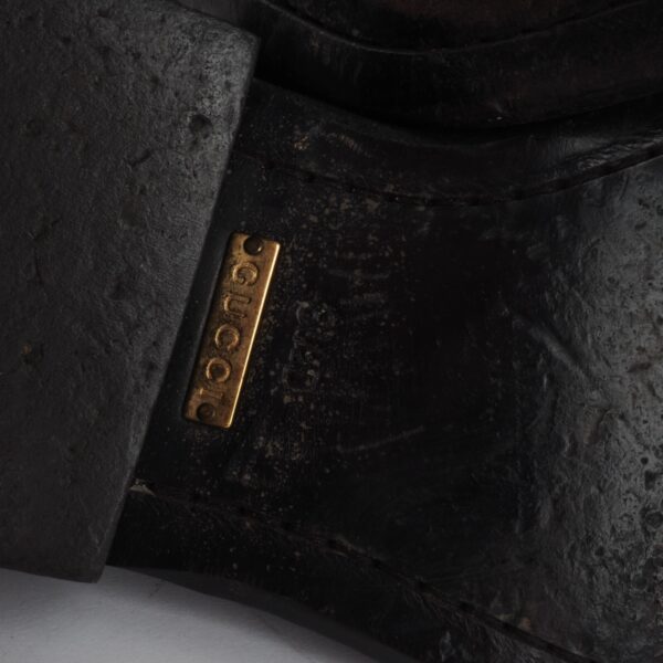GUCCI Jordaan Luxus Designer Leder Herrenloafer Horsebit Gr. 42,5 OP: 790 € – Bild 10