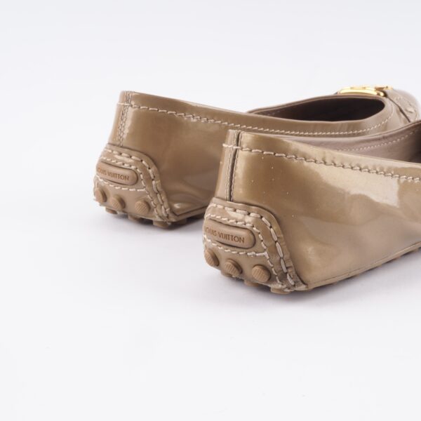LOUIS VUITTON Oxford Ballerina Luxus Lackleder Damenschuhe Gr. 37,5 OP: 690 € - Image 5
