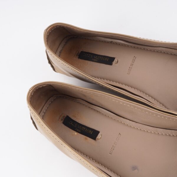 LOUIS VUITTON Oxford Ballerina Luxus Lackleder Damenschuhe Gr. 37,5 OP: 690 € - Image 8