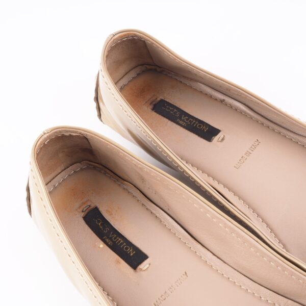LOUIS VUITTON Oxford Ballerina Luxus Lackleder Damenschuhe Gr. 37,5 OP: 690 € - Image 9