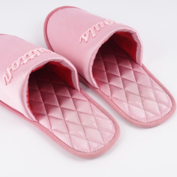 Soft Satin Mules Pink - Image 6