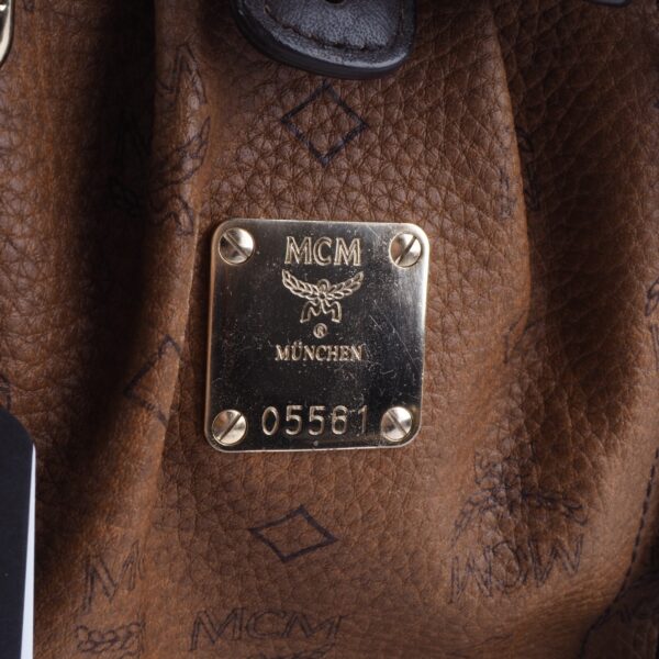 Brown Leather Boston Bag – Bild 12