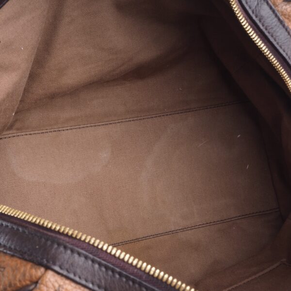Brown Leather Boston Bag – Bild 14