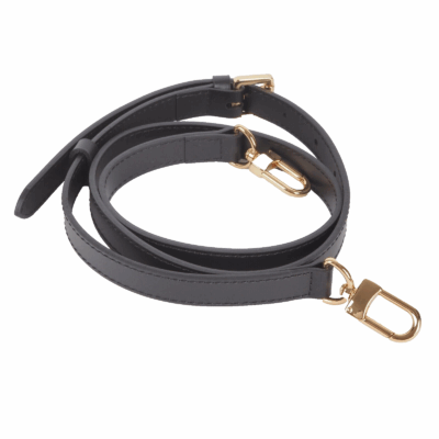 Schwarz/Gold 1,8cm Vachetta Strap