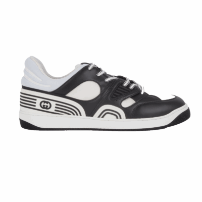 Basket Low Black White