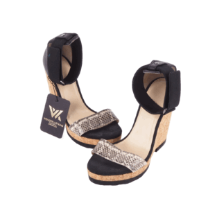 JIMMY CHOO Neston Snake Wedges Schlange / Kork luxus Sandalen Gr. 40 OP: 870 €
