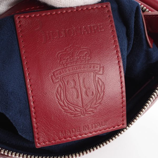 BILLIONAIRE Crossbody Crest Umhängetasche Herren Kalbsleder Luxus NEU OP: 850 € - Image 16