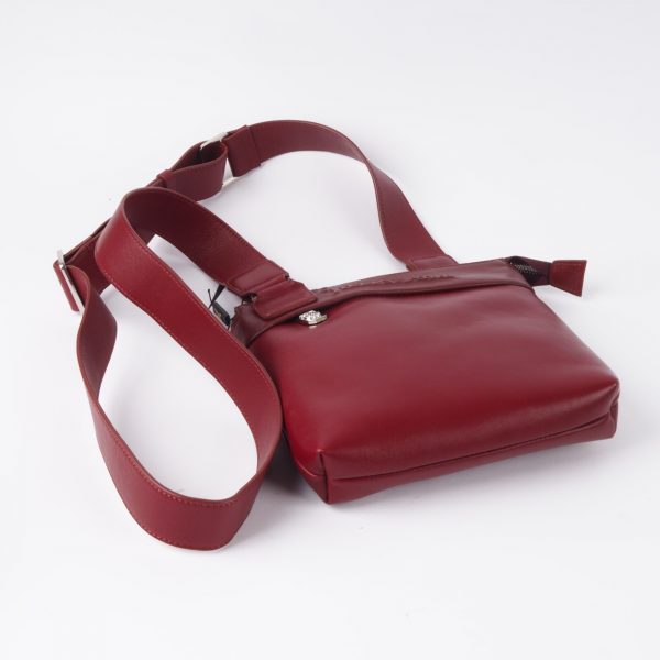 BILLIONAIRE Crossbody Crest Umhängetasche Herren Kalbsleder Luxus NEU OP: 850 € - Image 6