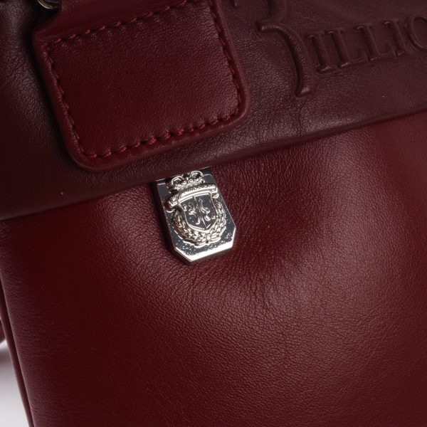 BILLIONAIRE Crossbody Crest Umhängetasche Herren Kalbsleder Luxus NEU OP: 850 € - Image 10