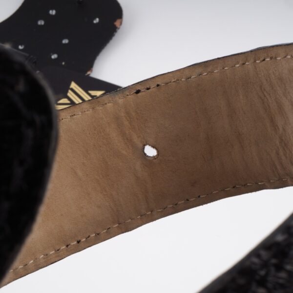 Croco Handmade Swarowski Matte Black – Bild 7
