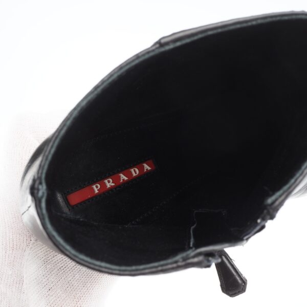 PRADA 3TP018 Nappa Sport1 Luxus Designer Leder Stiefelette Gr. 36,5 OP: 1100 € - Image 12