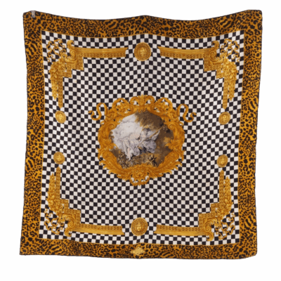 Ateiler Barocco Seidenfoulard Handgerolltes