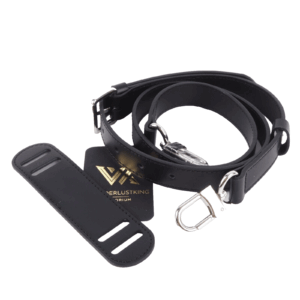 Vachetta Schulterriemen Schwarz 2,5/ 98-120 cm Leder Silver Kompatibel mit LV