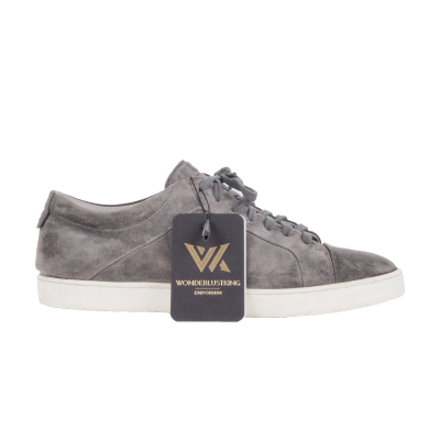 GIORGIO ARMANI Suede Sneakers Luxus Designer Herrenschuhe Gr. 41 OP: 420 €