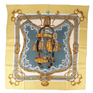 HERMÈS "Bride de Cour" Luxus Designer Seidencarré Tuch Stola 90 cm OP: 460 €