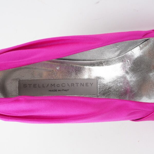 Satin / Leder Pumps – Bild 6