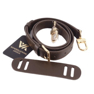 Vachetta Schulterriemen Braun 2,5/98-120 cm Ebene Leder Gold Kompatibel mit LV