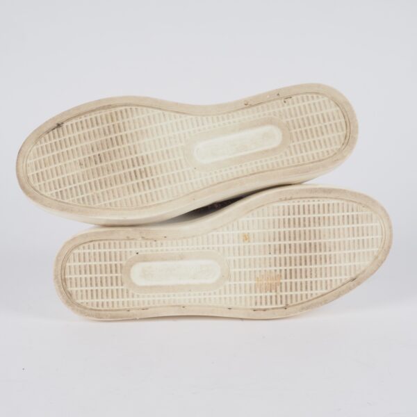 DOLCE & GABBANA Heart Patch Low Top luxus designer Sneakers Gr. 38,5 OP: 330 € - Image 12