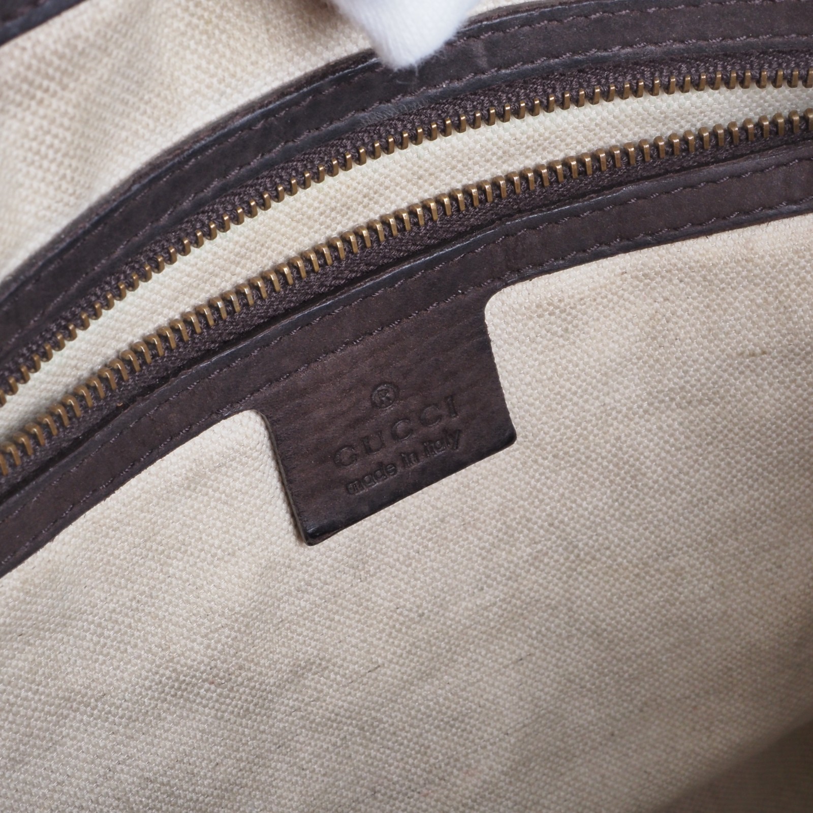 GUCCI Ribot Horse Brown Nubuck 296881 Luxury Shoulder Bag Rare Original Price: €1600 18 GUCCI Ribot Horse Brown Nubuck 296881 Luxus Schultertasche Selten OP: 1600 € - Image 18