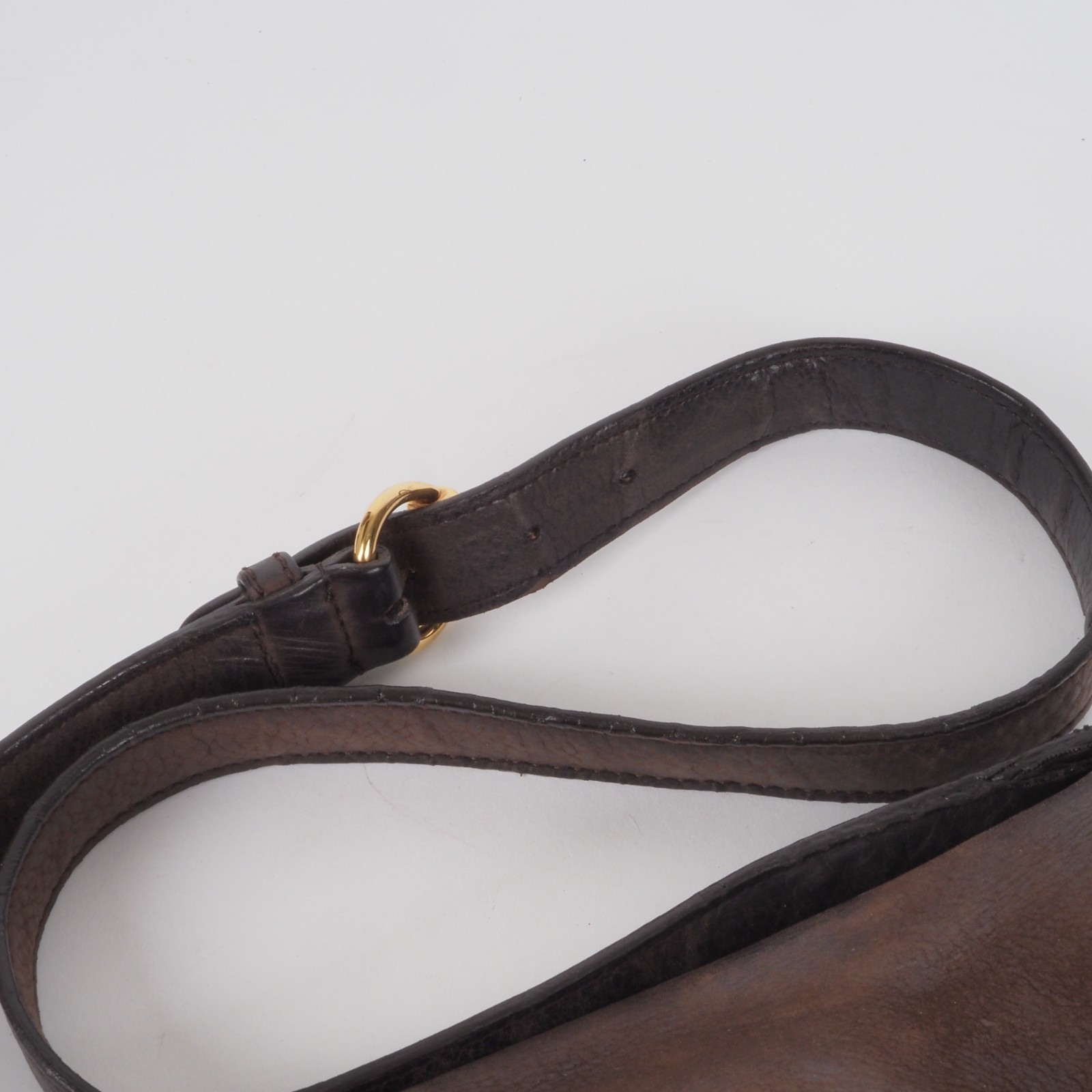 GUCCI Ribot Horse Brown Nubuck 296881 Luxury Shoulder Bag Rare Original Price: €1600 6 GUCCI Ribot Horse Brown Nubuck 296881 Luxus Schultertasche Selten OP: 1600 € - Image 6