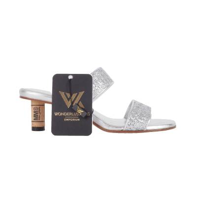 MAISON MARGIELA Cork / Silver Sandals Luxus Designer Sandalen Gr.37 OP: 490€