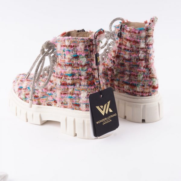 PHILIPP PLEIN Army Boots Limited Tweed Edition Luxus Stiefel Gr.37 OP: 1290 € - Image 6